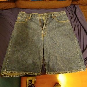 Levi's 550 denim shorts